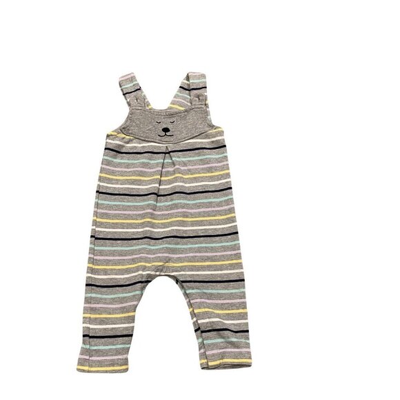 Hanna Andersson Striped Bear Romper - Size 75cm/12-18 months - Like New! - Picture 1 of 1